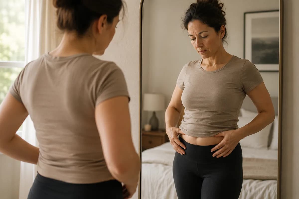 Your body composition shifted without changing habits.