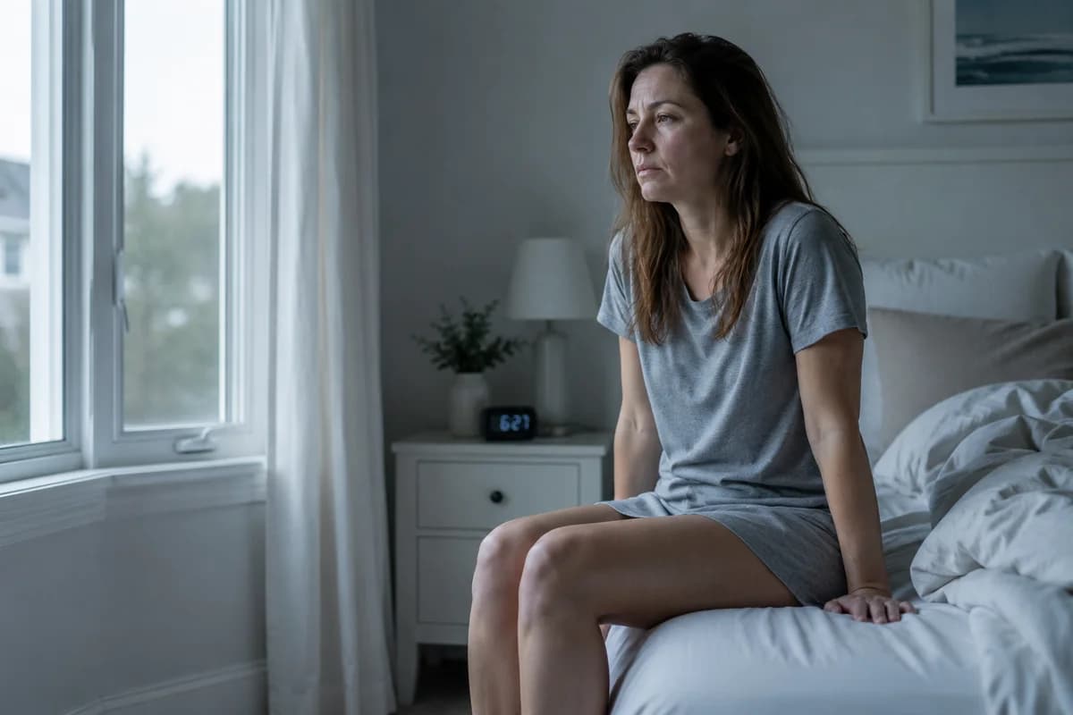 You sleep eight hours and wake up flat.