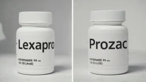 Lexapro 10mg tablets in prescription blister packaging