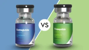 Semaglutide and tirzepatide injection pens used for diabetes and weight loss treatment